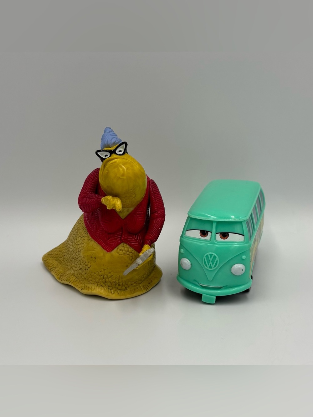 RARE Y2K Vintage Disney Monsters Inc + Cars Mcdonalds Toy Lot- Rozz + Fillmore